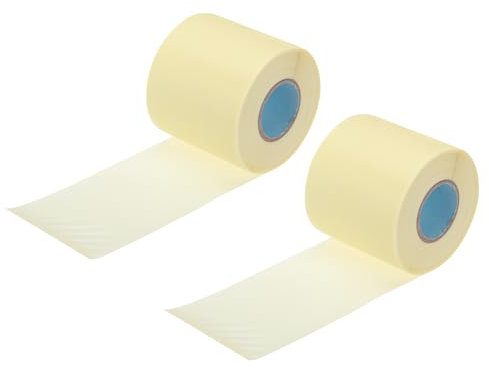 sourcing map 2Pcs Air Conditioner Pipe Tapes, Pipe Wrapping Tape PVC Protective Tube Duct Tapes for Repairs DIY Projects AC Insulation Tape, 6cm x 32.8ft Yellow