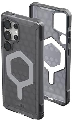URBAN ARMOR GEAR UAG Designed for Samsung Galaxy S25 Ultra Case 6.9 Essential Armor - Compatible with Magnetic Charging Rugged Military Drop Tested Anti-Slip Protective Cover, Ash