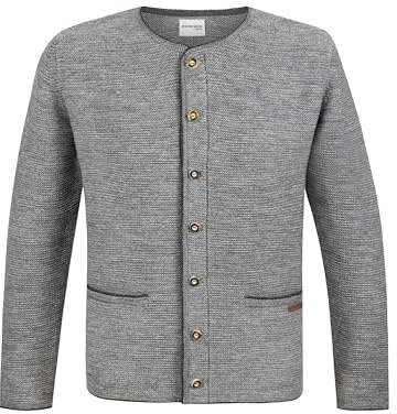Stockerpoint Strickjacke Castello I Größe 46-60 I Herren Trachtenjacke im klassischen Design mit Knöpfen in Hornoptik I Bequem & warm I Perfekt für Trachten & Festlichkeiten