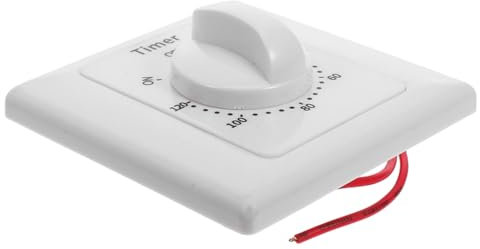 DOITOOL Elektrischer Zeitschalter Für Lichter Inneneinrichtung Steckdosen Mit Countdown-timer Mechanischer Wandzeitschaltuhr Abs-material Für Zuverlässige Steuerung