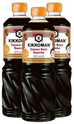 Lot de 3 - Sauce Soja Sucrée - Bouteille 1 L