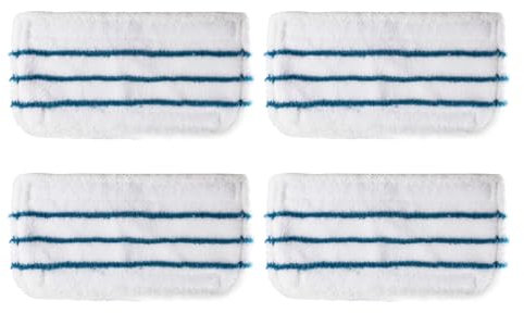 Moreffi 4 Pack SMP20 Steam Mop Pads Replacement for Black + Decker Steamer SM1600 SM1610 SM1620 SMH1621 SM1630 HSM13E1 HSMC1300FX HSMC1321 HSMC1361SG BDH1715SM BDH1760SM