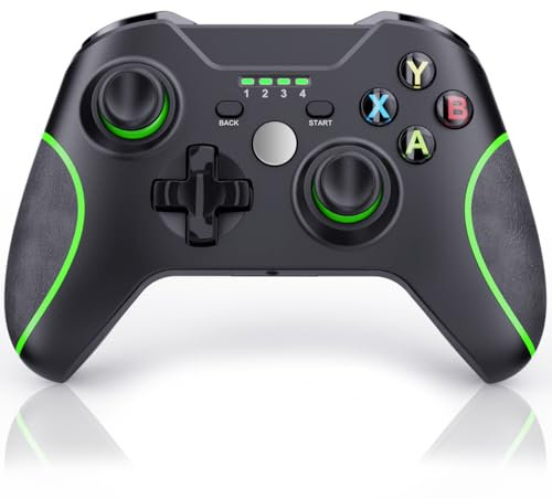 Xbox Controller Wireless für Xbox One, Xbox Series X/S, Xbox One X/S,2.4GHz Wireless Controller mit 3.5mm Kopfhörerbuchse,Schwarz