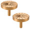 Lima Rotativa para Carpintería, Lima para Repujar, Amoladora Angular Discos para Tallar Madera, Herramientas Manuales, Acero 45, para Bandejas de Té, Lijado de Madera y Artesanía (Dorado)