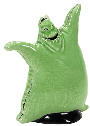 Enesco Disney Ceramics The Nightmare Before Christmas Oogie Boogie - Juego de salero y pimentero, 9 cm, color verde