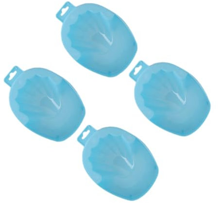 WRITWAA 4 Piezas Bowl de Cuidado de Remover Esmalte y Gel de Manicura Ablandar Cutículas Herramientas de Cuidado de Muerta