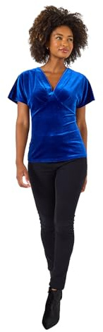 Joe Browns Women's Velour V Neck Top Blouse (Pack of 1)