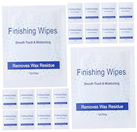 PRETYZOOM 40pcs Aftercare Waxing Wipes Soothing Post Wax Body Cleansing Wipes for Adult Wax Care Travel Use