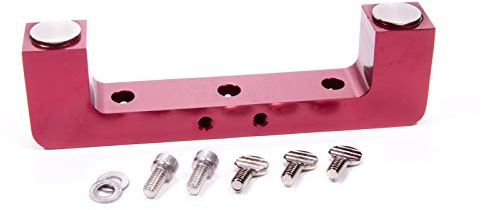ProForm Deck Bridge, Magnetic, Up to 4-1/2 in Bores, Aluminum, Red Anodized, Each