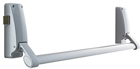 Briton 378.L.SE Reversible Rim Panic Latch L/H Site to R/H Push Bar Exit Devices - Silver