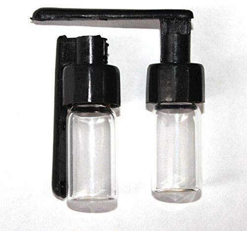TitanOwl Two Clear glass vial with spoon top