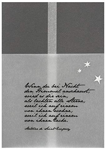 Räder Kondolenzkarte - Wenn Du bei Nacht den Himmel anschaust...