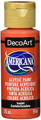 Artdeco Americana Acrylic Paint 2Oz-Scarlet