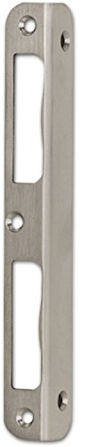 Winkelschließblech f. BKS Hauptschlösser, universal, Lappen 170x20 mm, Edelstahl