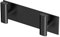 Gatco 1283MX Elevate All Modern Décor Hook, Matte Black, Double