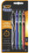 BIC Gel-ocity Quick Dry - Stylos-Gel Rétractables Séchage Ultra-Rapide - Pointe Moyenne (0,7 mm) - Couleurs Assorties, Blister de 4