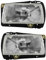 Halogen Scheinwerfer Set JETTA II (19E) Bj. 01/84-10/91 H4