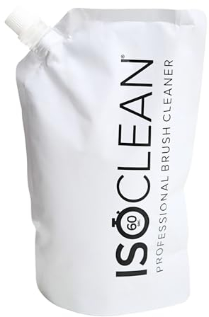 ISOCLEAN Nettoyant pour Pinceaux de Maquillage - Recharge - Solution Nettoyant pour Outils de Maquillage - La formule Sans Rinçage Sèche en 60s - Vegan, Respectueux de la Nature - 165 ml