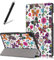 Artfeel Funda para Samsung Galaxy Tab A7 2020 10.4 T500/T505/T507, funda de piel ultra delgada y ligera, con función atril y función atril para tableta magnética, diseño de mariposa