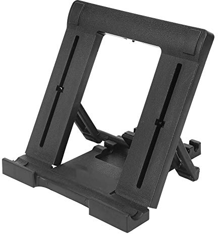 Tablet Ständer Höhenverstellbarer Tragbarer Ständer 7-11 Zoll Tablet PC Desktop Halterung mit Weichem Gummipad (Schwarz)