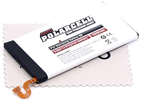 Batterie de rechange pour Samsung Galaxy S9 (G960F) (remplace la batterie d'origine EB-BG960ABE) Polarcell avec chiffon de nettoyage mungoo