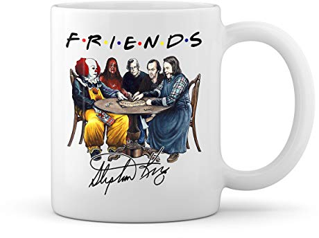 Friends horror movies by stephen king Bianco tazza di caffè Mug