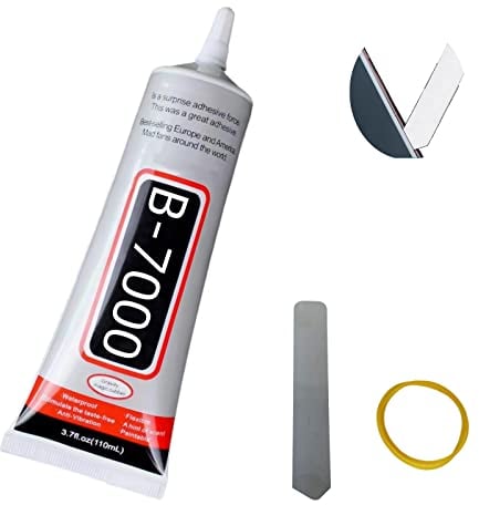 YiJieWZT B 7000 110ML Glue for Phones, Super Glue,Repair Glue,Jewelry Glue,Clear Glue,3.7fl.oz -with 1 Opening Pry Tool spudger,and 2 Rubber Bands