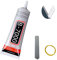 YiJieWZT B 7000 110ML Glue for Phones, Super Glue,Repair Glue,Jewelry Glue,Clear Glue,3.7fl.oz -with 1 Opening Pry Tool spudger,and 2 Rubber Bands