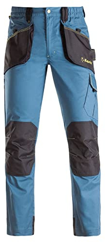 KAPRIOL Pantaloni Airforce Slim, Blu/Nero, L