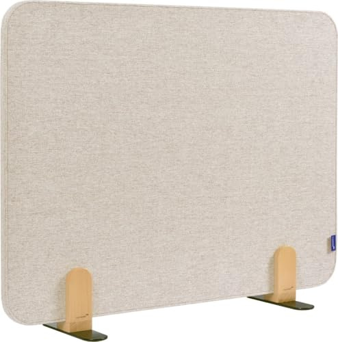 Legamaster Elements Tischtrennwand akustik 60x80cm beige Halterungen