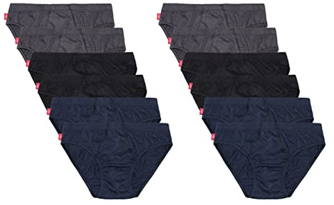 Liabel Slip Uomo 100% Cotone Art. 959 Conf.12pz Assortito 4 (M)