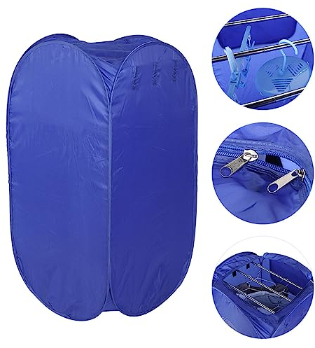 Acouto Sèche-Linge Portable, Multifonctionnel Ménage Pliable électrique Sèche-Linge Cintre Sèche-Linge Portable Sèche-Linge Vêtements pour Maison Appartements Voyage RV(#2)
