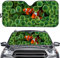 Hixingo Auto Frontscheibe, 3D Funny Tier Ozean Motiv Sonnenschutz für Windschutzscheibe, Frontscheibenabdeckung, Faltbares Design Auto Sonnenschutz, UV-Schutz, für meisten Autos (grüner clownfisch)
