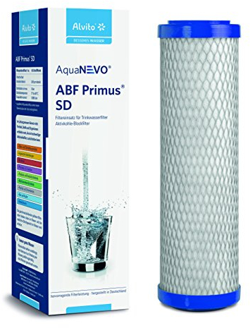 Wasserfilter Alvito Primus SD blau + Human-Wellness Entkalkertabs