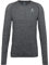 Odlo Herren T-Shirt Crew Neck Longsleeve Essential Seamless Laufbekleidung Longsleeve Grey Melange - Grau L