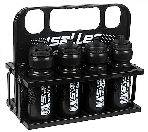 Saller Flaschenhalter Set inkl. 8 Trinkflaschen »sallerEntry« - schwarz