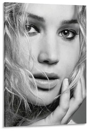 Poster mit amerikanischen Philanthropisten, Jennifer Lawrence, Kunstposter, Leinwand, Gemälde, Dekor, Wanddruck, Foto, Zuhause, moderne dekorative Poster, 30 x 45 cm