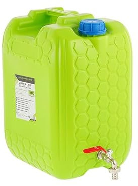 Carmotion Contenedor de Agua con válvula de Metal Larga, 20 L
