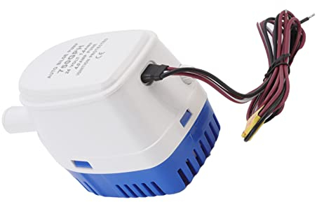 Automatische Bilgenpumpe für Aquarien, Wasserpumpen für Drucktanks, Widerstands-Mini-Multifunktions-Gleichstrom-Tauchpumpe mit Schwimmerschalter, Elektrische Mikropumpe für
