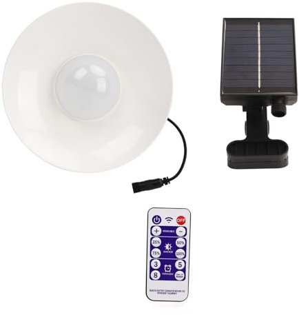 Luci per Ombrellone Solari Pannello Solare Esterno Lampada a LED con Telecomando Illuminazione Temporizzata Efficienza Energetica IP65 Impermeabile 3000K Colore Caldo per