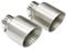 TNSSCZM Auto Auspuffblend Für GTI Für Golf 7 MK7 Auspuffblende 1 Stück Matt Edelstahl Auto Schalldämpferblende Auspuffblende Systemrohr 57mm 60mm Einlassdüse Universal Endrohrblenden(ID63MM OD114MM)