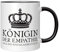 CupHaven® Sozialarbeiter Tasse Königin der Empathie Sozialarbeiterin Soziale Arbeit Kaffeetasse Kaffeebecher Becher Geschenk Geschenkidee