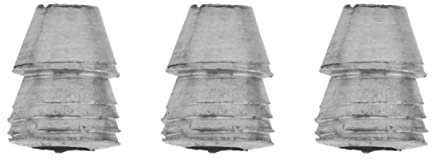 Keile mit Rundem Griff, Stahlhammergriff, Spaltkeil-Set für Axt, Klauenhammer, Vorschlaghammer, 20-teilig, Langlebiges Stahlmaterial, Sichere Glatte Kante, für (Durchmesser von