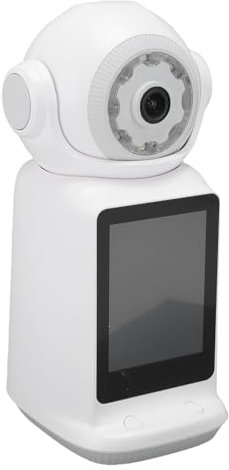 XUMIUZIY Pet Camera 360° with Built in Screen, 2.4GHz WiFi Security Camera for Dogs, Home, 2 Way Audio, Motion, Human Detection, Works with V380Pro App