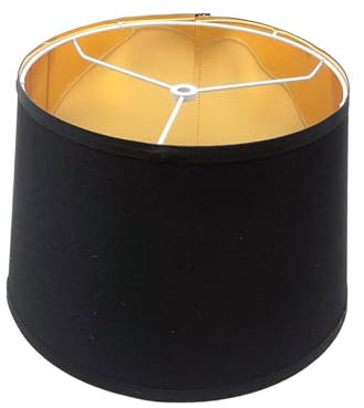 Ersatz-Lampenschirm aus Stoff, klein, für Schlafzimmer, Nachttisch, Zuhause, Schwarz, 25 x 30 x 20 cm