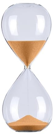Sablier Sablier en verre multicolore 5-30 min(Orange,5 min)