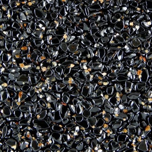Terralith Marmor - Steinteppich nero gold für 1 qm - innen -, Körnung:mittel (4-6 mm)