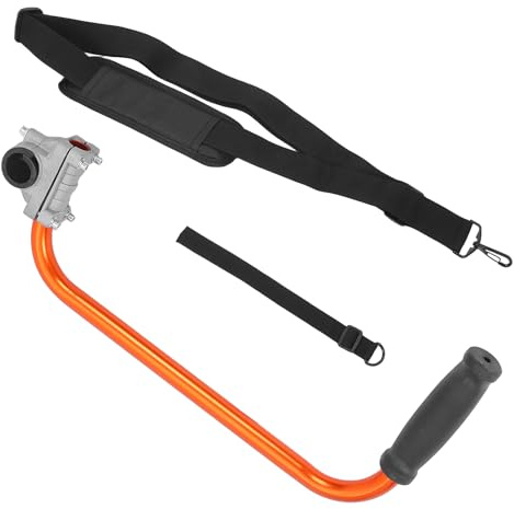 Abaodam Verstellbarer Griff für Rasenmäher und Grastrimmer mit Schultergurt Ergonomischer Zusatzgriff für Gartentrimmer Robustes Zubehör für Rasenpflege und Landschaftsgestaltung