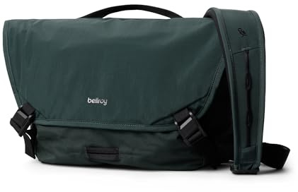 Bellroy Venture Messenger, 14-Zoll-Laptoptasche - DeepOcean | 14-Zoll-Fahrrad-Reise-Messenger-Tasche mit Laptopfach und bequemem Gurt