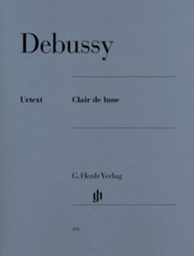 Clair de Lune: Instrumentation: Piano solo (G. Henle Urtext-Ausgabe)
